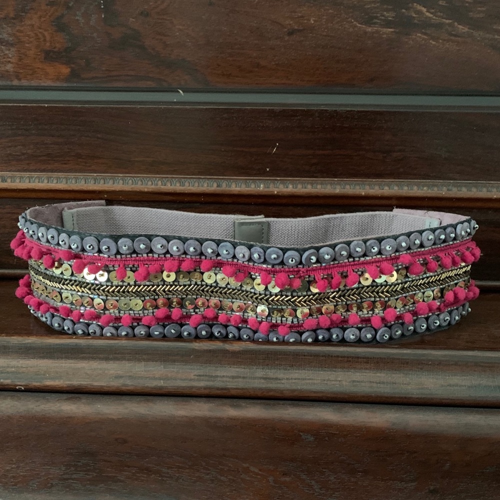 Beaded Anthropologie Belt Size M